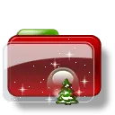 Christmas Tree Folder - shining - Transparent Layer PNG