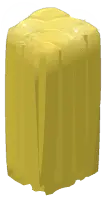 Yellow Plastic Bottle - yellow - Transparent Layer PNG