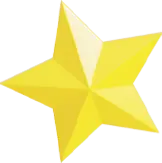 Yellow Pentagram - star - PNG Images
