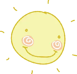 Smiling Sun - sun - smiley face - Free Download PNG