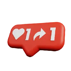 Like and Share Icon - interaction - Lossless PNG