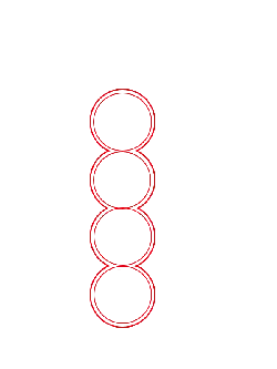Red Circle Pattern - visual art - Transparent Layer PNG