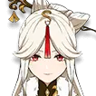 White Hair Girl - red eyes - long hair - No Watermark PNG