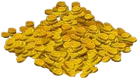 Gold Coins - gold - No Background PNG