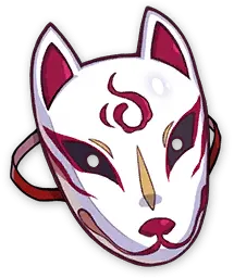 Fox Mask - red - Free PNG
