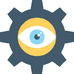 Eye in Gear - mechanical - No Watermark PNG