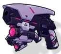 Futuristic Pistol - Lossless PNG