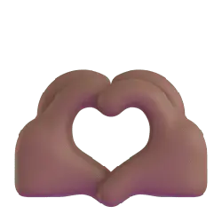 Heart Hand Gesture - No Watermark PNG