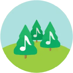 Musical Notes Trees - music - Free Download PNG