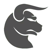 Bull's Head - logo - Transparent Background PNG