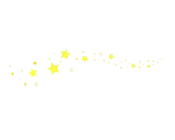 Meteor Shower - night sky - yellow - High Resolution PNG