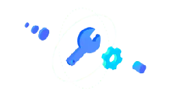 Wrench and Gear - gear - Transparent Background PNG