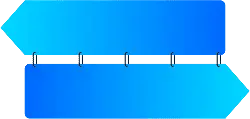 Blue Arrows - gradient - arrows - No Watermark PNG