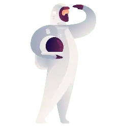 Astronaut - space - Lossless PNG