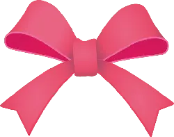 Pink Bow - pink - Curated PNG