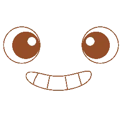 Green Cartoon Face - simple - Lossless PNG