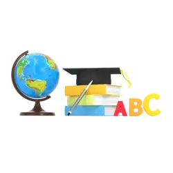Globe and Books - books - No Watermark PNG