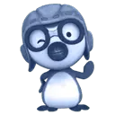 Smurf - glasses - cartoon character - Free Download PNG