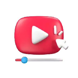 Play Button - icon - red - Lossless PNG