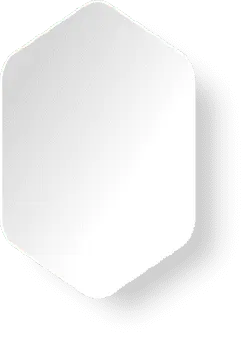Hexagonal Mirror - simple - PNG Images