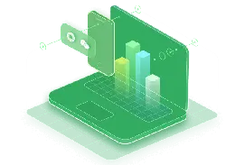 Green Laptop - technology - Transparent Layer PNG