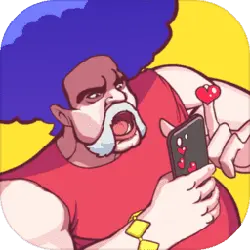 Man in Red Shirt - phone - Free Download PNG