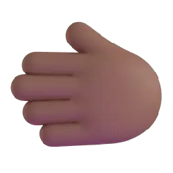 Open Palm Hand Emoji - open - No Watermark PNG