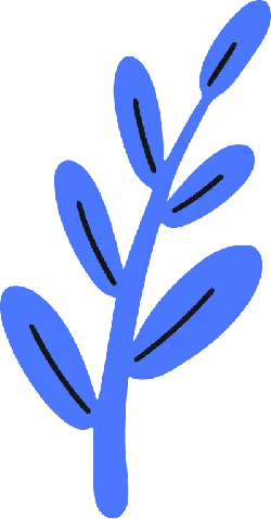 Blue Plant Branch - plant - High Resolution PNG