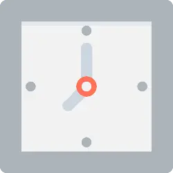 Clock Icon - hands - time - PNG Images