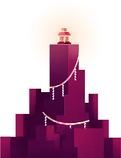 Purple Red Building - red - Transparent Layer PNG
