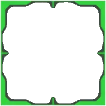 Green Four Leaf Clover - green - Free PNG