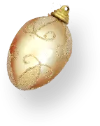 Christmas Ornament - gold - ornament - Transparent Layer PNG