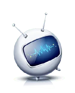 Future TV Robot - interactive - PNG