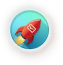 Rocket Icon - icon - Transparent Layer PNG