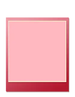 Pink Rectangle Frame - gradient - PNG