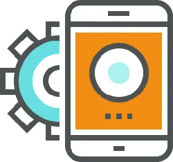 Phone Settings - gear interface - Free PNG