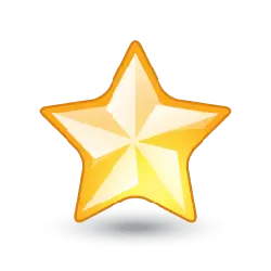 Star - shining - No Background PNG