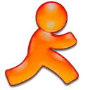 Running Man Icon - motion - Transparent Background PNG