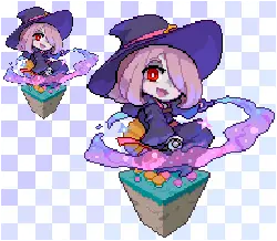 Pink Hair Witch - hats - Transparent Layer PNG