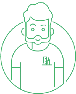 Green Line Character - person - High Resolution PNG