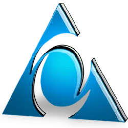 Blue Triangle Logo - modern - High Resolution PNG