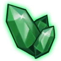 Green Crystal - valuable - No Background PNG