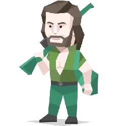 Green Robe Hero - PNG Images