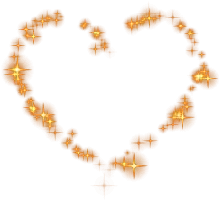 Heart-shaped Sparkle Pattern - abstract - High Resolution PNG