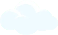 Cloud - Transparent Background PNG - comic