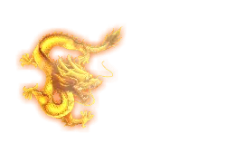 Golden Dragon - mythical creature - fire - PNG Images