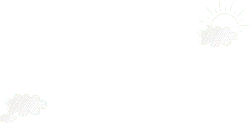 Sun and Clouds - line drawing - No Watermark PNG