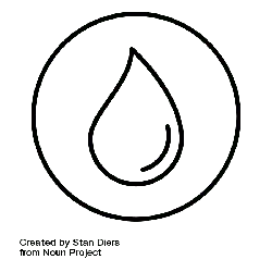 Water Drop - logo - Designer's Pick PNG