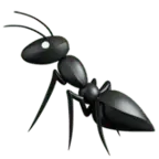 Ant - metallic - No Watermark PNG