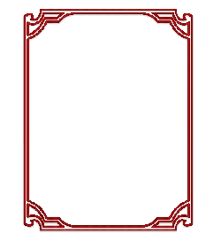 Red Border Decoration Pattern - decoration - No Background PNG